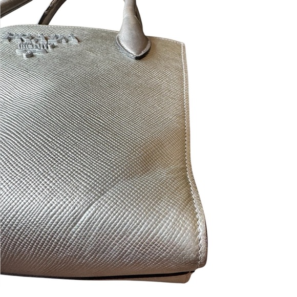Auth Prada Small Double Cromo Saffiano Cuir City Calf Monochrome Top Handle Bag - Picture 8 of 16